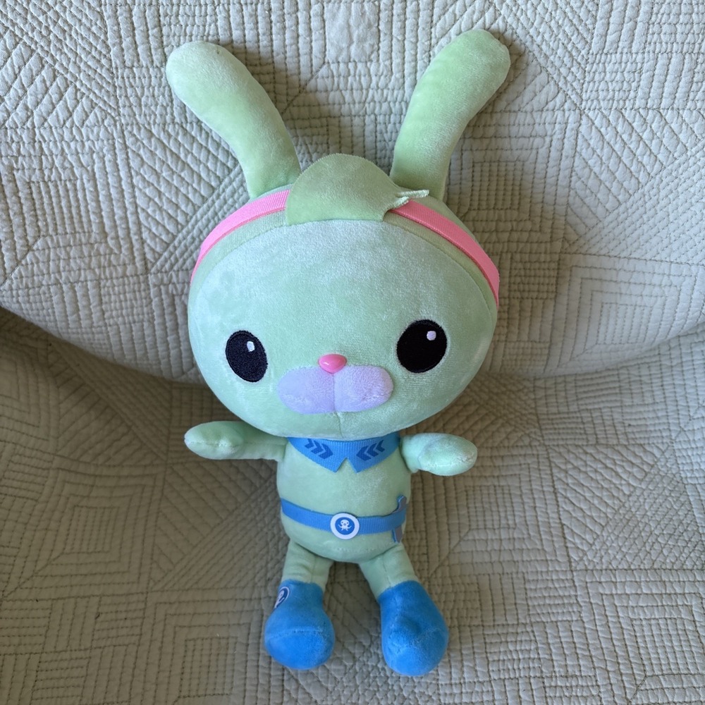 Octonauts Tweak Green Rabbit Plush Stuffed Animal Doll 11 inch